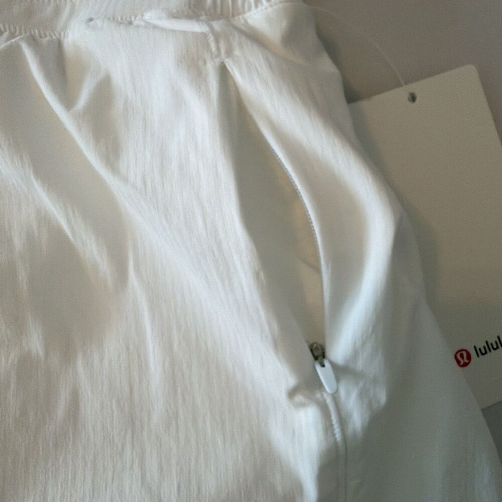 NWT Lululemon Sz 2 Long Hotty Hot HR High-Rise White Athletic Skirt Skort Tennis - Picture 16 of 16
